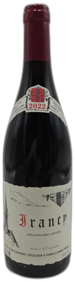 vue du vin Irancy Domaine Vincent Dauvissat