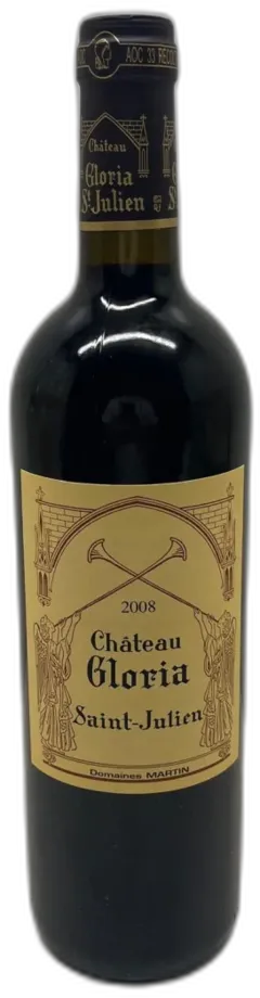 aperçu du vin Château Gloria 2008