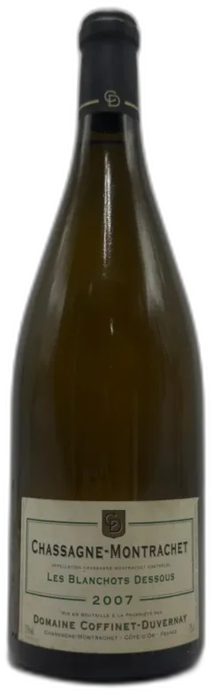 illustration du vin Blanchot Dessous