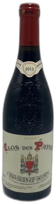 photo du vin Clos des Papes Chateauneuf-du-Pape 2012