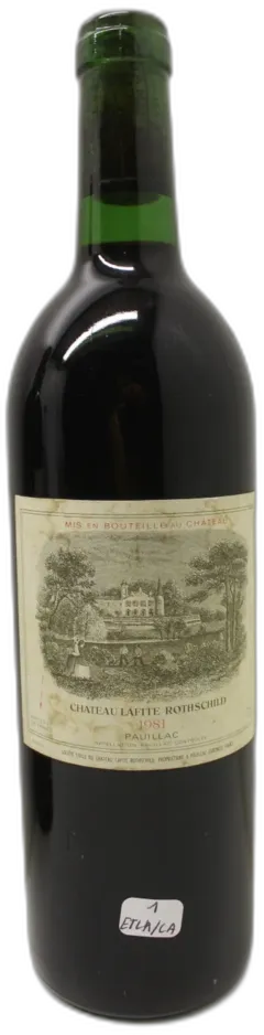 photo du vin Château Lafite Rothschild Sans Capsule