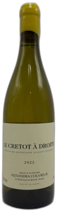 photo du vin Alexandra Couvreur Bourgogne Aligote 'le Crétot à Droite