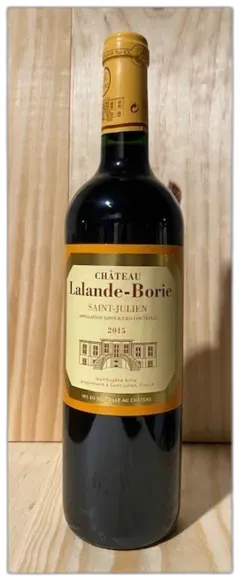 photo du vin Lalande Borie