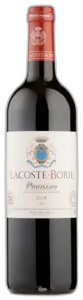 image du vin Lacoste Borie