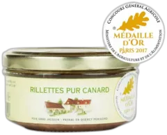 illustration du vin Rillettes Pur Canard 130g- Jacqui