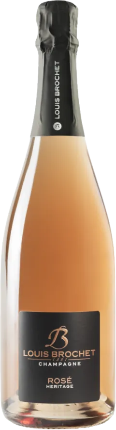 vue du vin Champagne Louis Brochet Rose Brut Heritage