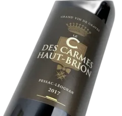 aperçu du vin c des Carmes, Pessac-Léognan 2017