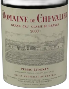 capture du vin Domaine de Chevalier, cc Pessac-Leognan 2016