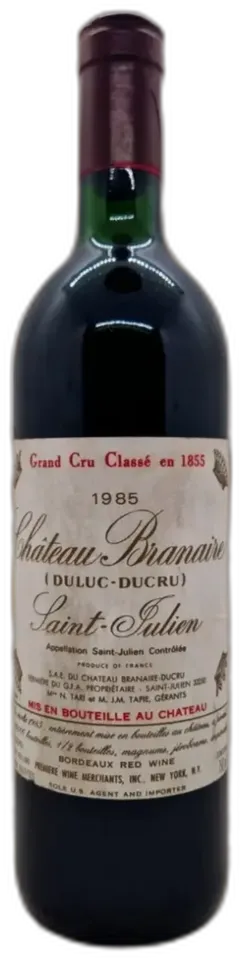 photos du vin Château Branaire-Ducru 1985 Aoc Saint-Julien