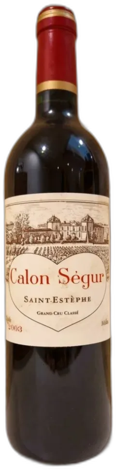 illustration du vin Château Calon-Ségur 2003 Aoc Saint-Estèphe