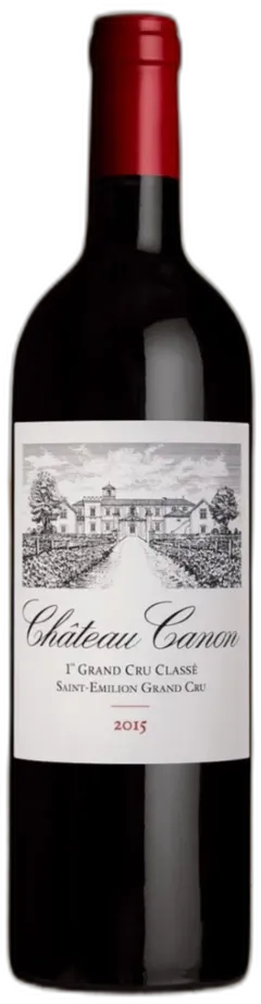 vue du vin Château Canon 2015 Aoc Saint-Emilion Grand Cru