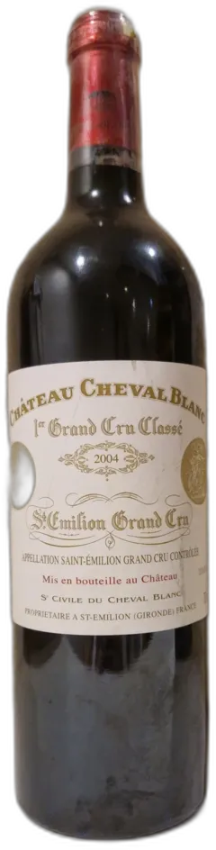 photo du vin Château Cheval Blanc 2004 Aoc Saint-Emilion Grand Cru