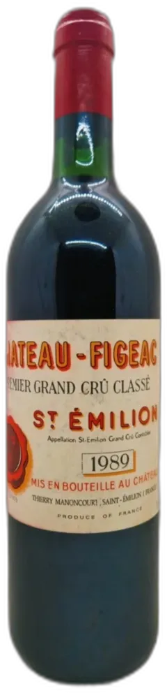 image du vin Château Figeac 1989 Aoc Saint-Emilion Grand Cru