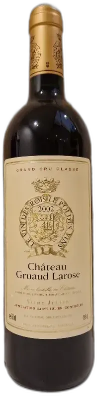 vue du vin Château Gruaud-Larose 2002