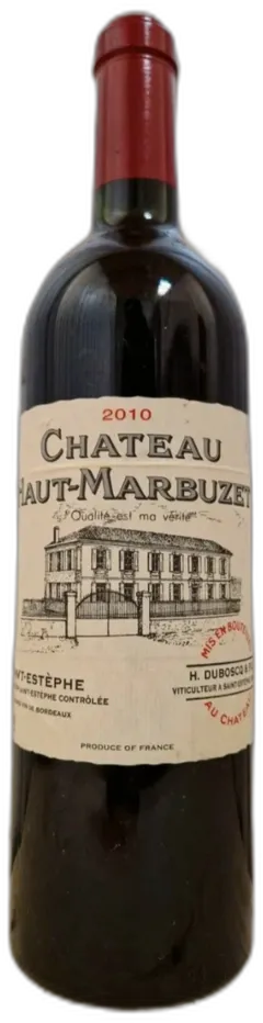 photo du vin Château Haut-Marbuzet 2010 Aoc Saint-Estèphe