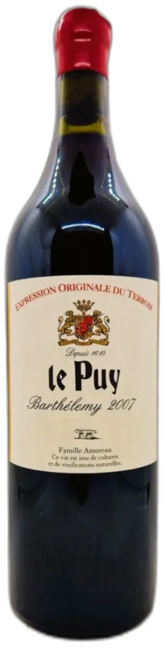 illustration du vin Château le Puy Cuvée Barthélemy 2007 Aoc Bordeaux-Côtes-de-Francs