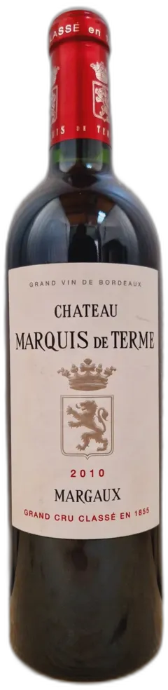 capture du vin Château Marquis de Terme 2010 Aoc Margaux
