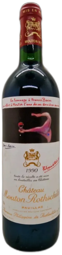 illustration du vin Château Mouton Rothschild 1990 Aoc Pauillac