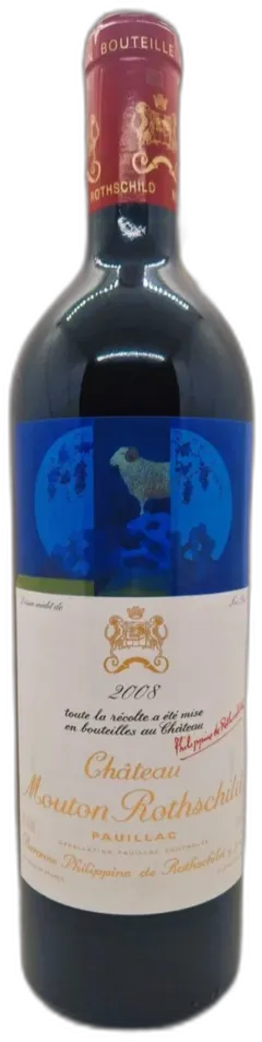 photo du vin Château Mouton Rothschild 2008 Aoc Pauillac