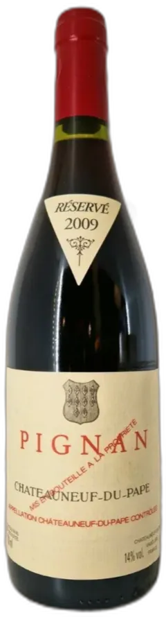 photo du vin Château Rayas Pignan 2009 Aoc Châteauneuf-du-Pape