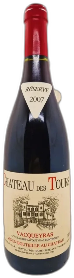 photo du vin Château des Tours Vacqueyras 2007