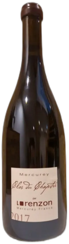 vue du vin Domaine Bruno Lorenzon le Chapitre 2017 Aoc Mercurey