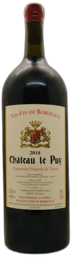 photos du vin Magnum Château le Puy 2010 Aoc Bordeaux-Côtes-de-Francs