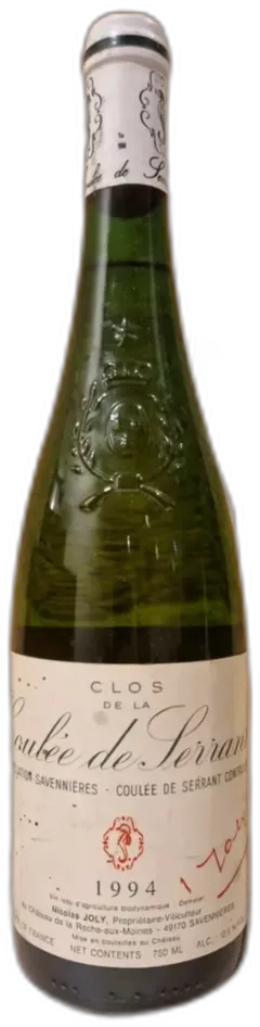 image du vin Nicolas Joly Clos de la Coulée de Serrant 1994