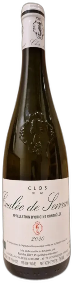 photo du vin Nicolas Joly Clos de la Coulée de Serrant 2020