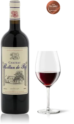 vue du vin Château Rollan de by