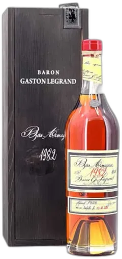 photo du vin Baron Gaston Legrand Bas-Armagnac 1982