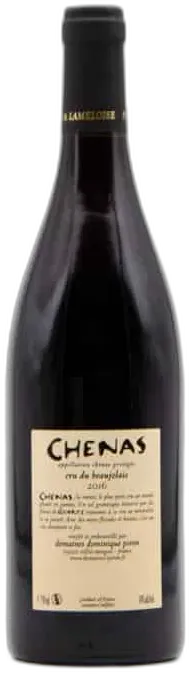 vue du vin Dominique Piron Chenas Quartz