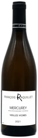vue du vin Mercurey 2021 Blanc Francois Raquillet