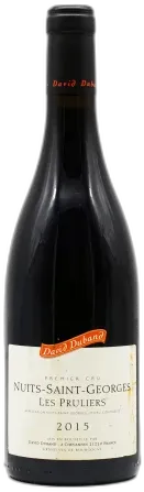 photo du vin Nuits Saint Georges 1er Cru 2015 les Pruliers David Duband