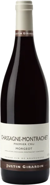 vue du vin Domaine Girardin Chassagne Montrachet 1er Cru "Morgeot" Rouge 2022
