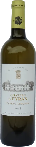 photo du vin Château d’Eyran Pessac Léognan Blanc 2023