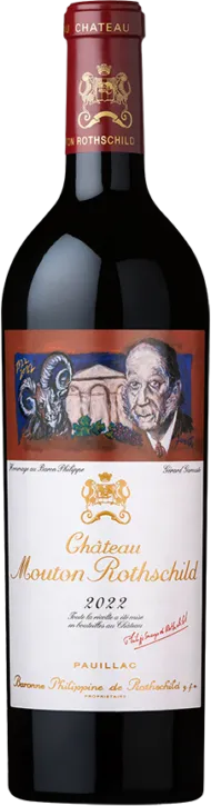 photo du vin Château Mouton Rothschild 2022