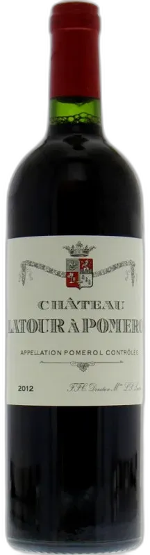 capture du vin Château Latour à Pomerol 2012