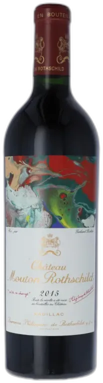 capture du vin Château Mouton Rothschild 2015