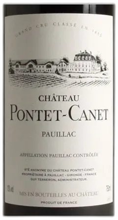image du vin Pontet Canet 1975
