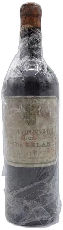 photo du vin Pichon Longueville Contesse 1928