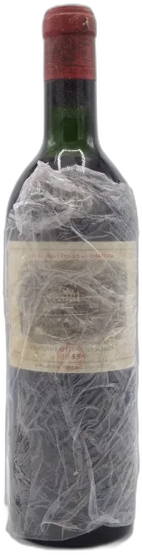 photo du vin Lafite Rothschild 1955