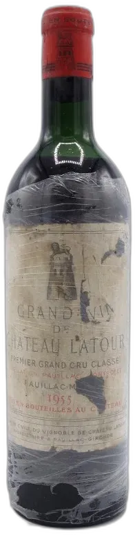 photo du vin Château Latour 1955 1er Grand Cru Classé en 1855