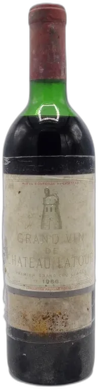 photo du vin Château Latour 1966 1er Grand Cru Classé en 1855