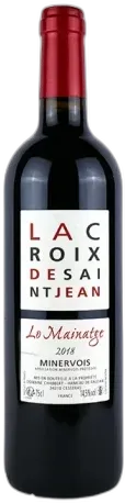 illustration du vin Domaine la Croix de Saint Jean "lo Mainatge" Aop Minervois Rouge 2022