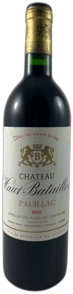 aperçu du vin Château Haut Batailley 1985