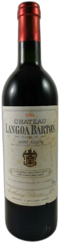 image du vin Château Langoa Barton 1980