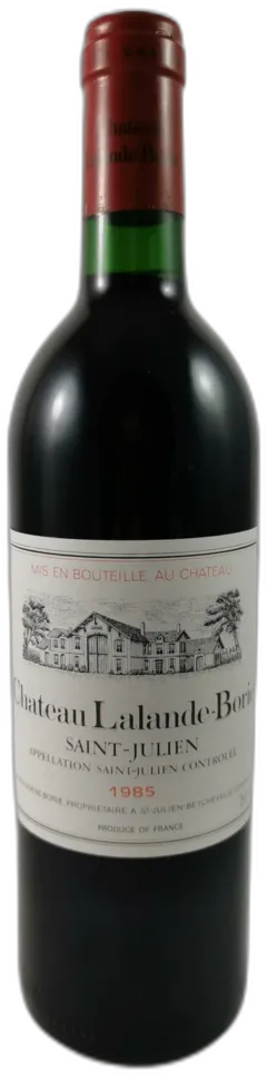 photo du vin Château Lalande Borie 1985