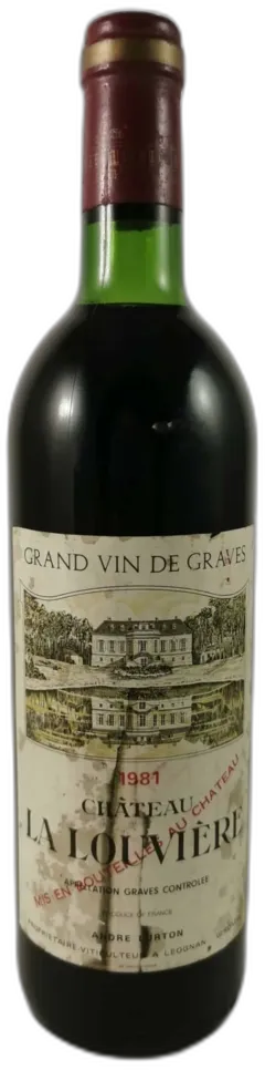 photo du vin Château la Louvière 1981