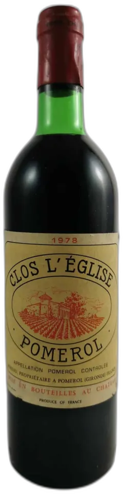 photo du vin Clos l’Église 1978